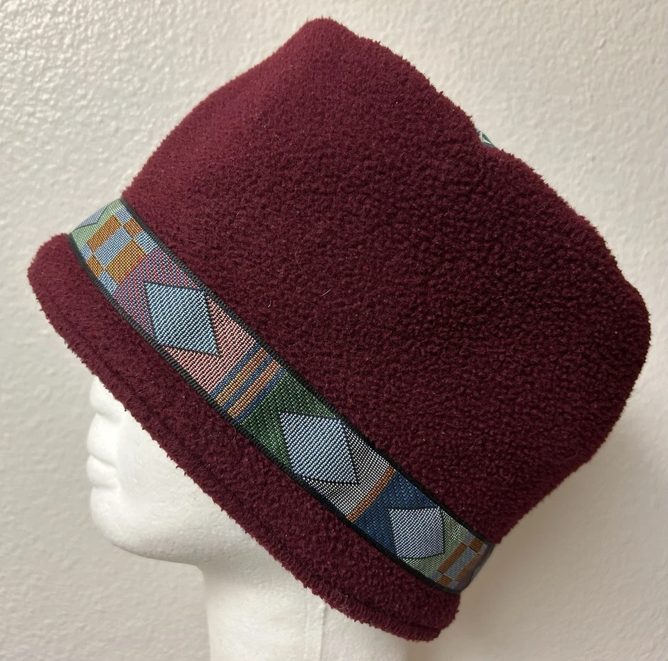 Sombrero de Invierno Horny Toad Active Wear Marca Vintage Años 90 Telluride, CO Hecho en EE. UU. Foto 4 de 4