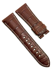 Officine Panerai 27mm x 22mm Brown Alligator Watch Strap Band New Authentic OEM