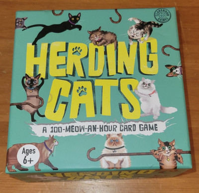 Herding Cats Card Game  ''100-Meow-an-Hour'' Fast & Fun