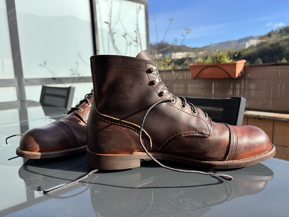 Botas Red Wing 8085 Iron Ranger Copper Rough & Tough US13 EU47  - Imagen 3 de 4