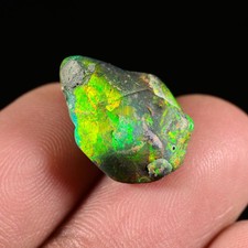 Black Ethiopian Opal Rough, Jewelry Grade Welo Opal Rough, Multi Fire Opal Raw