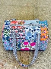 Large Cotton Patches Duffle Bags Blockprint Quilted Fabric Weekender Bag
