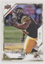2019 Upper Deck CFL Gold 17/50 Ted Laurent #199 o1h