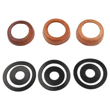 3 Sets of Piston Sleeves and Sealing Rings Compatible with Type 75 Water Pumps
