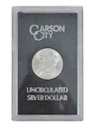 1884 GSA Holder Carson City Mint Uncirculated Morgan Dollar With Box And COA