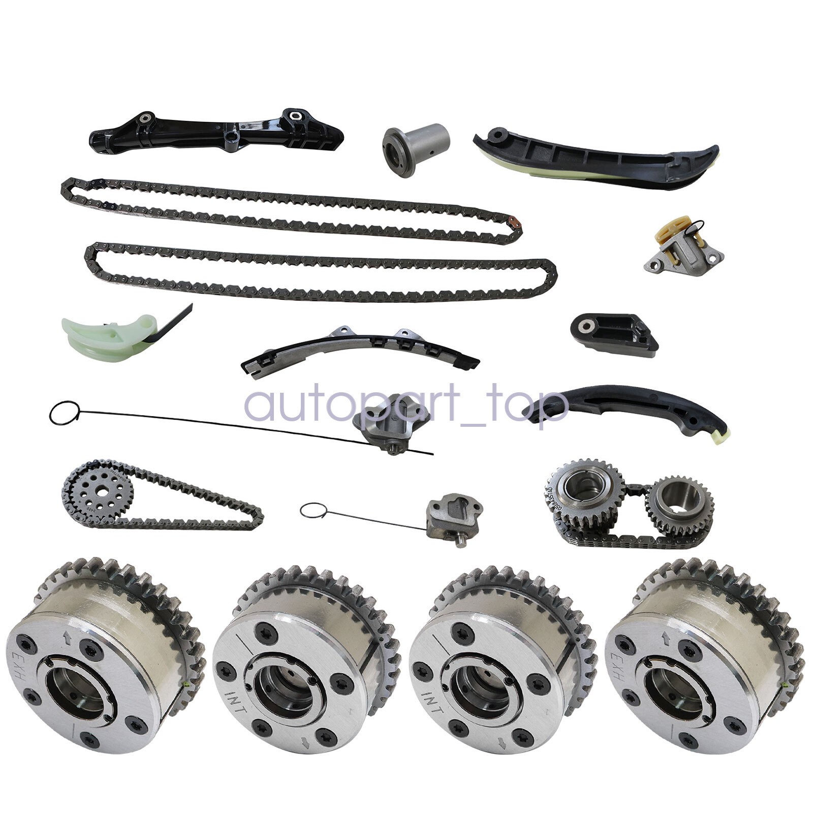 Timing Chain Kit Camshaft Sprocket Fit Maserati Quattrop Ghibli S Levante S 3.0L