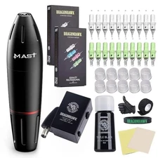 Dragonhawk Complete Tattoo Kit Tattoo Gun Kit Wireless Tattoo Machine