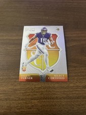2024 Panini Select Dallas Turner Select Certified Rookie Insert Card Vikings