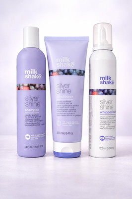 Milkshake milk_shake Silver Shine Shampoo & Conditioner & Schlagsahne