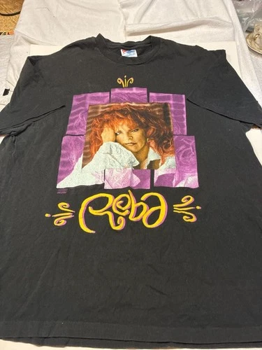 Reba McEntire Concert Tour Single Stitch Hanes 1990s vintage concert t-shirt, vintage, single stitch, B+ condition