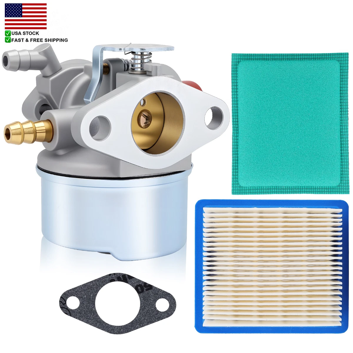 Carburatore Motore Trattorino Rasaerba OHV Monocilindro Compatibile Tecumseh - Foto 6