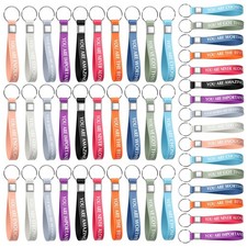 100PCS Inspirational Keychains Bulk Motivational Key Chains