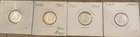 Lot of Four Proof Silver Roosevelt Dimes 1961 + 1962 + 1963 + 1964