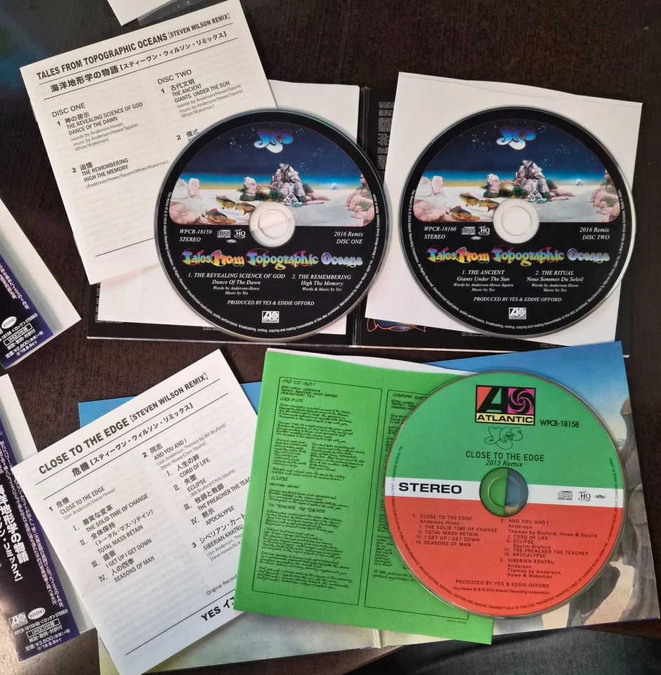 TALES FROM TOPOGRAPHIC/Close to the Edge (Steven Wilson Remix) YES 3 CD BUNDLE - Image 4 of 4