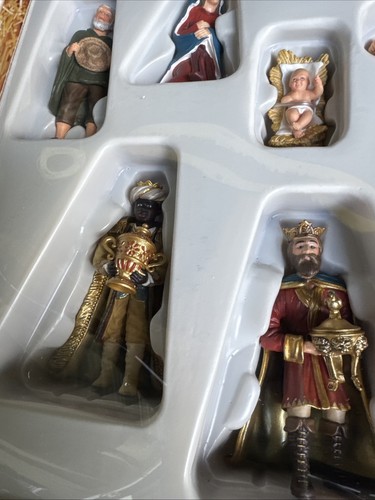 Vtg Schleich Krippefiguren 8-Piece Nativity Figures Set In Box Germany NEW - Picture 7 of 8