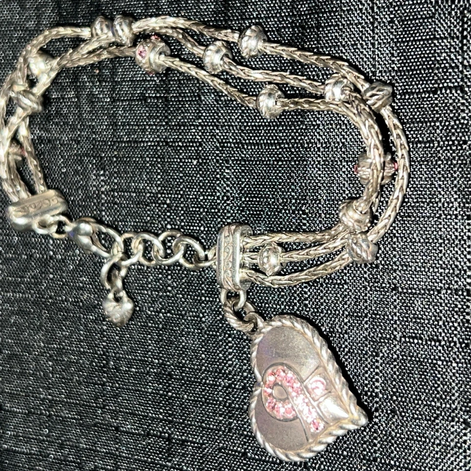 Pulsera Brighton POWER OF PINK Cáncer de Mama - Cristales Rosados - Cáncer de Mama Foto 4 de 4