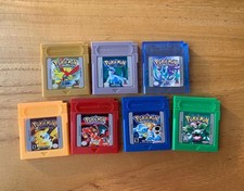 7Pcs GBC Pokemon Game Card GameBoy Carts For Nintendo Color Version Cartridge