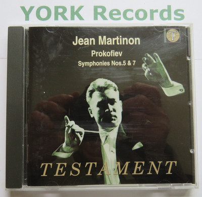 PROKOFIEV - Symphonies No 5 & 7 JEAN MARTINON - Excellent Condition CD Testament