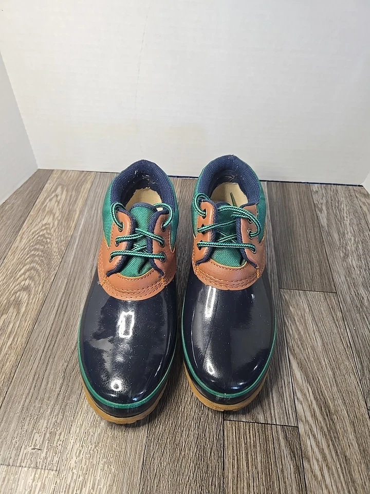 Bass Ontario Thermolite Bajo Goma Pato Bota Zapatos Mujer Talla 9M Verde Granate Foto 2 de 4