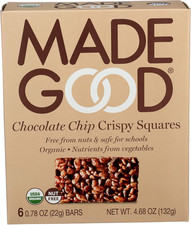 Crispy Squares, Chocolate Chip, 4.68 Ounce
