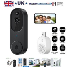 Smart Wireless WiFi Doorbell Camera Phone Door Ring Video Intercom Security Bell