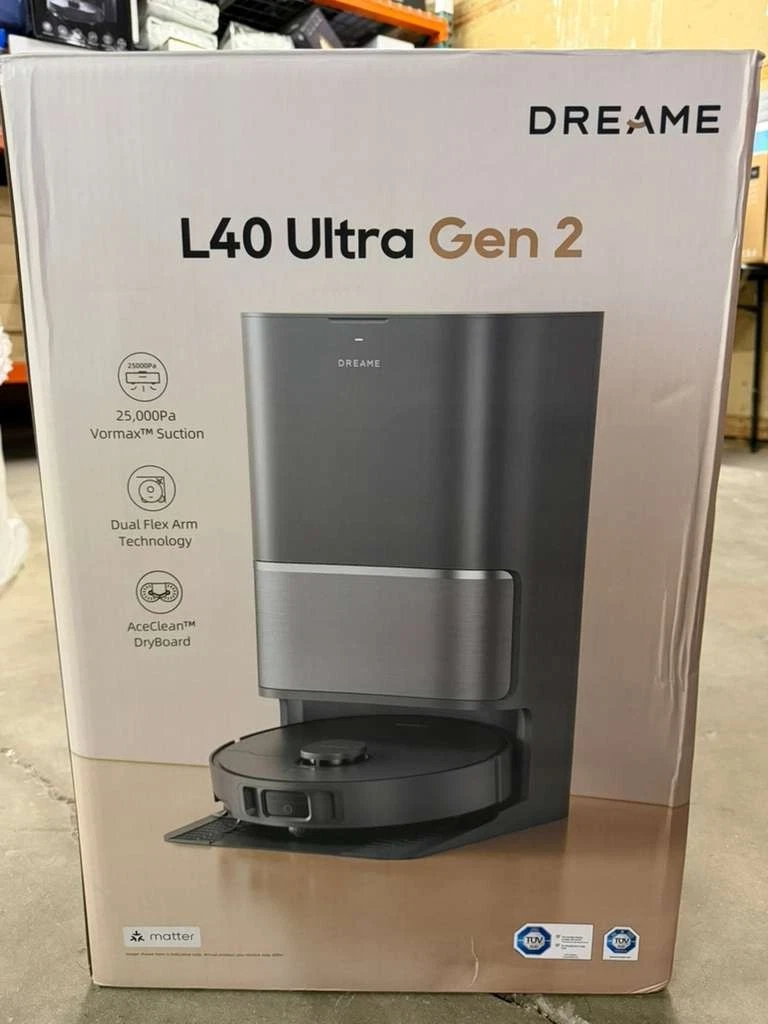 DREAME L40 Ultra Gen 2 Robot Vacuum and Mop with 25,000Pa Suction *SEE DETAILS**
Opens in a new wind