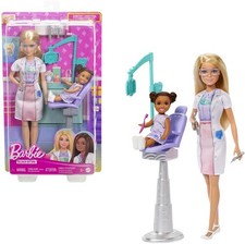 Mattel - Barbie Dentist, Blonde New Toy Paper Doll