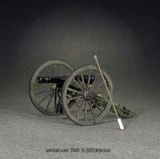 W Britain -American Civil War 10 Pound Parrott Gun No.1 #31065