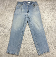 Vintage Harley Davidson Jeans Mens 36x32 35x32 Baggy Made In USA Stains Tapered