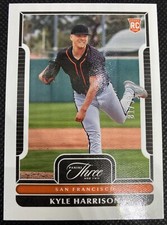 2023 Panini Three and Two Kyle Harrison #58 /99 (RC)