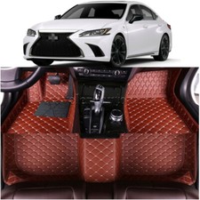 Car Floor Mats Waterproof Carpets All Weather Floor Liner For Lexus ES Series