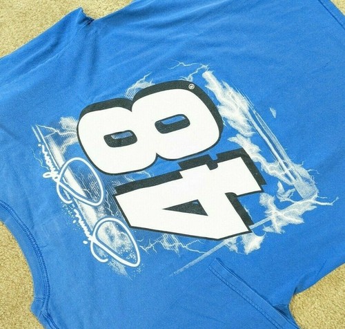 Jimmie Johnson Team Lowe's Racing #48 T-shirt NASCAR/ Racing Size XL Blue - Picture 2 of 8