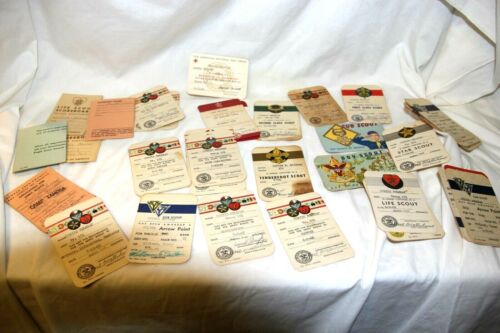 VTG 1960's Boy Scouts - Sash, Hat, Merit Badges ~ Books ~Cards~ Neckerchief - Picture 9 of 10