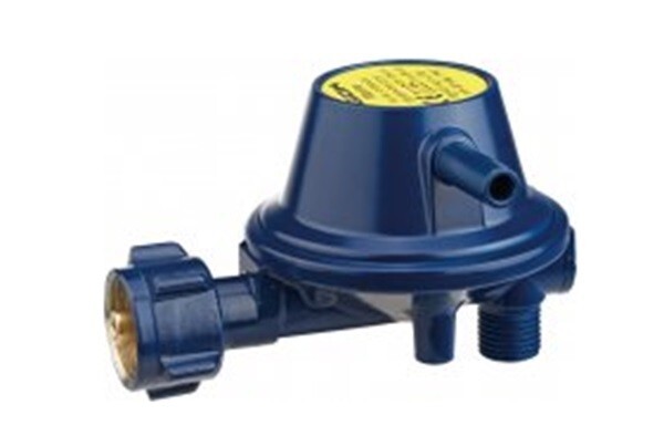 Gok Gasregler EN61 0,8Kg/H 30Mbar Shell-F X G1/4LH-KN-90G Pr-image