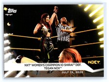 2021 Topps WWE Womens Division #43 IO SHIRAI DEF. TEGAN NOX