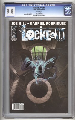 Locke & Key #2 CGC 9.8 1st Printing Joe Hill Story Gabriel Rodriguez (2008)