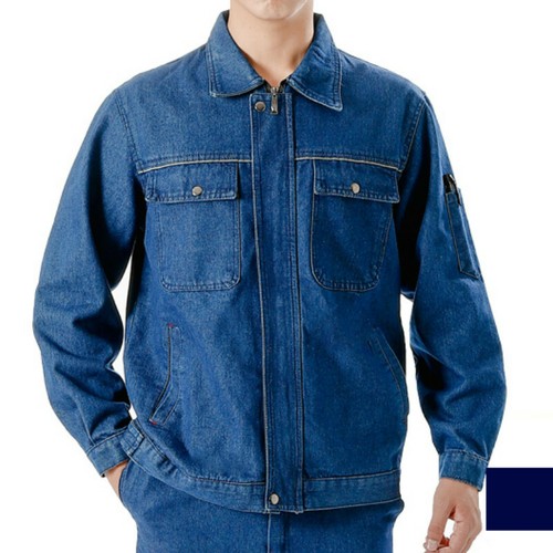 Men Cotton Denim Jacket Tops Coat Multi 