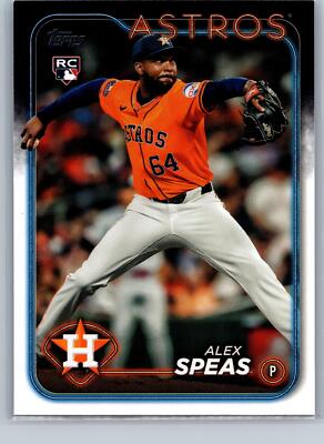 2024 Topps Update Alex Speas - Rookie #US222 Houston Astros