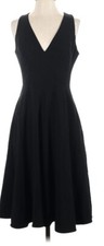 Dress The Population Black Dress LBD Cocktail V Neck Size Medium NWT