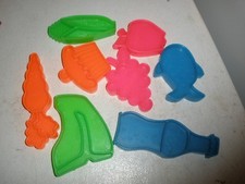 lot of 8 Vintage Mattel TUFF STUFF 1972 Plastic toy Play Food N16