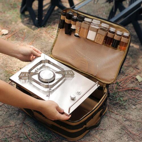 15l Tactical Utility Tote Bag with Handle Camping Cookware Organizer Oxford Clot - Picture 3 of 22