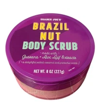 Trader Joe’s Brazil Nut Body Scrub 8oz NEW Gourmand Scent
