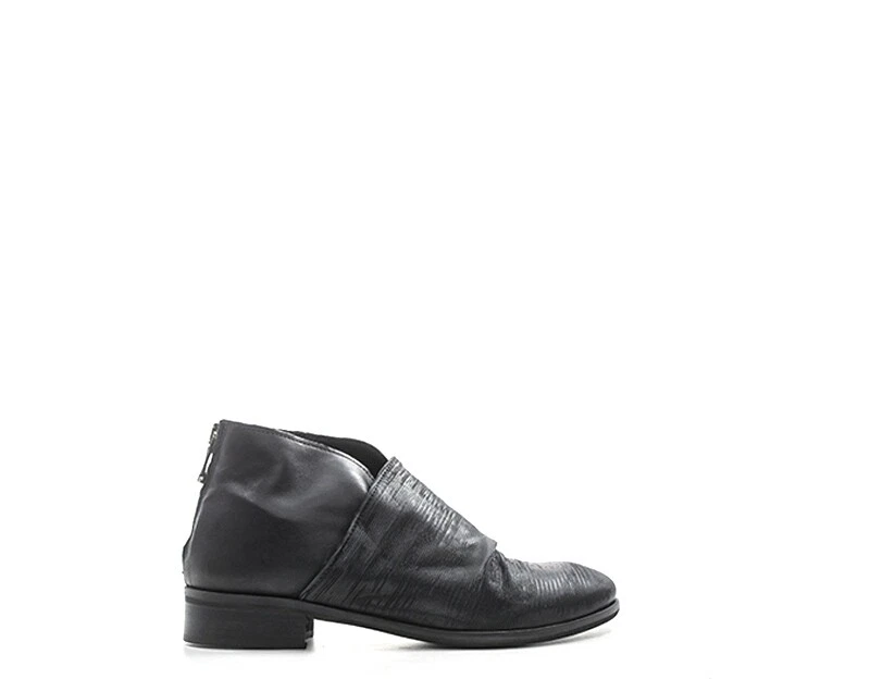 HALF PIECE Womens LOW TRUNKS BLACK Natural Leather Shoes 832VIT NE