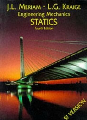 🎄Engineering Mechanics Statics FOURTH EDITION by Meriam/Kraige | eBay
