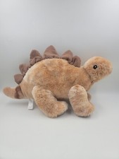 FAO Schwarz 12" Stegosaurus Dinosaur Stuffed Animal Plush Lights Sound