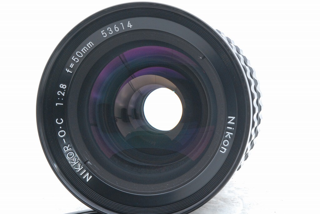 NIKKOR-O・C 50mm F2.8 単焦点 中判レンズ ブロニカ用　ニコン Exc++ Nikon Nikkor O.C O C 50mm f/2.8 f 2.8 Lens for Bronica S S2