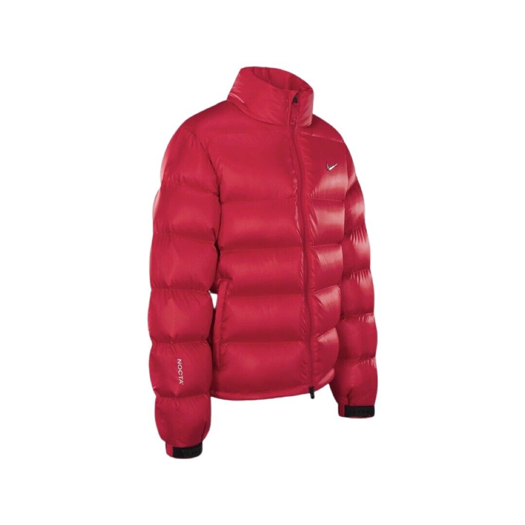 Nike x NOCTA Drake Puffer Jacket Red Sunset Men's XL Brand New In