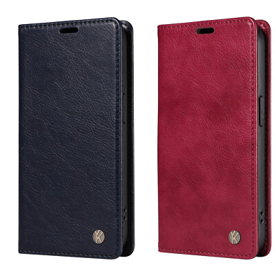 Hülle für Xiaomi Note 12 13 Pro magnetische PU Leder Geldbörse Etui Handyhülle