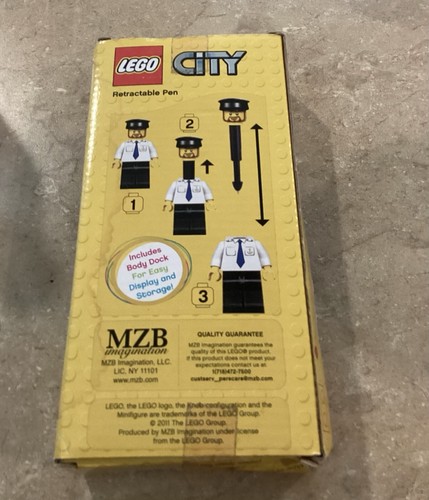2011 LEGO City Retractable Harbor Patrol Pen w/Large Minifig Body Dock HasDings - Picture 2 of 7