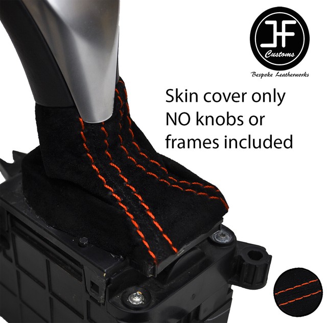 ORANGE STITCH REAL SUEDE AUTOMATIC SHIFT BOOT FOR BMW X5 20132018 eBay